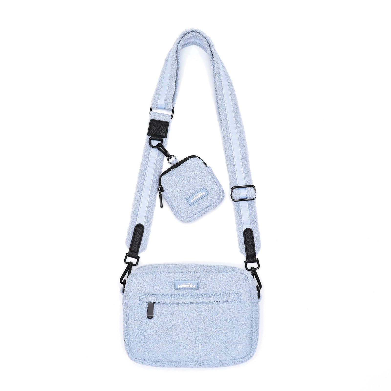 Bubblegum Blue Teddy Dog Walking Bag inc Treat Pouch & Teddy Strap