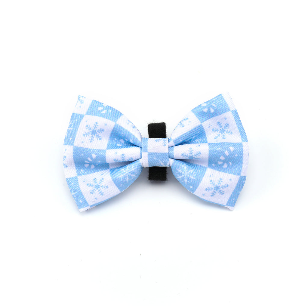 Snowflake Snuggles Christmas Bow Tie