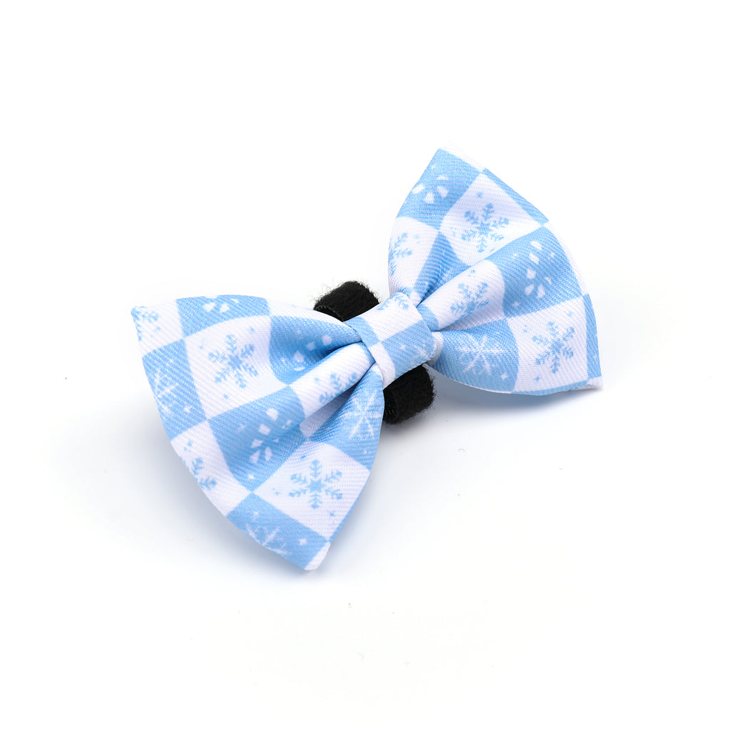 Snowflake Snuggles Christmas Bow Tie