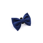 Navy Velvet Bow Tie