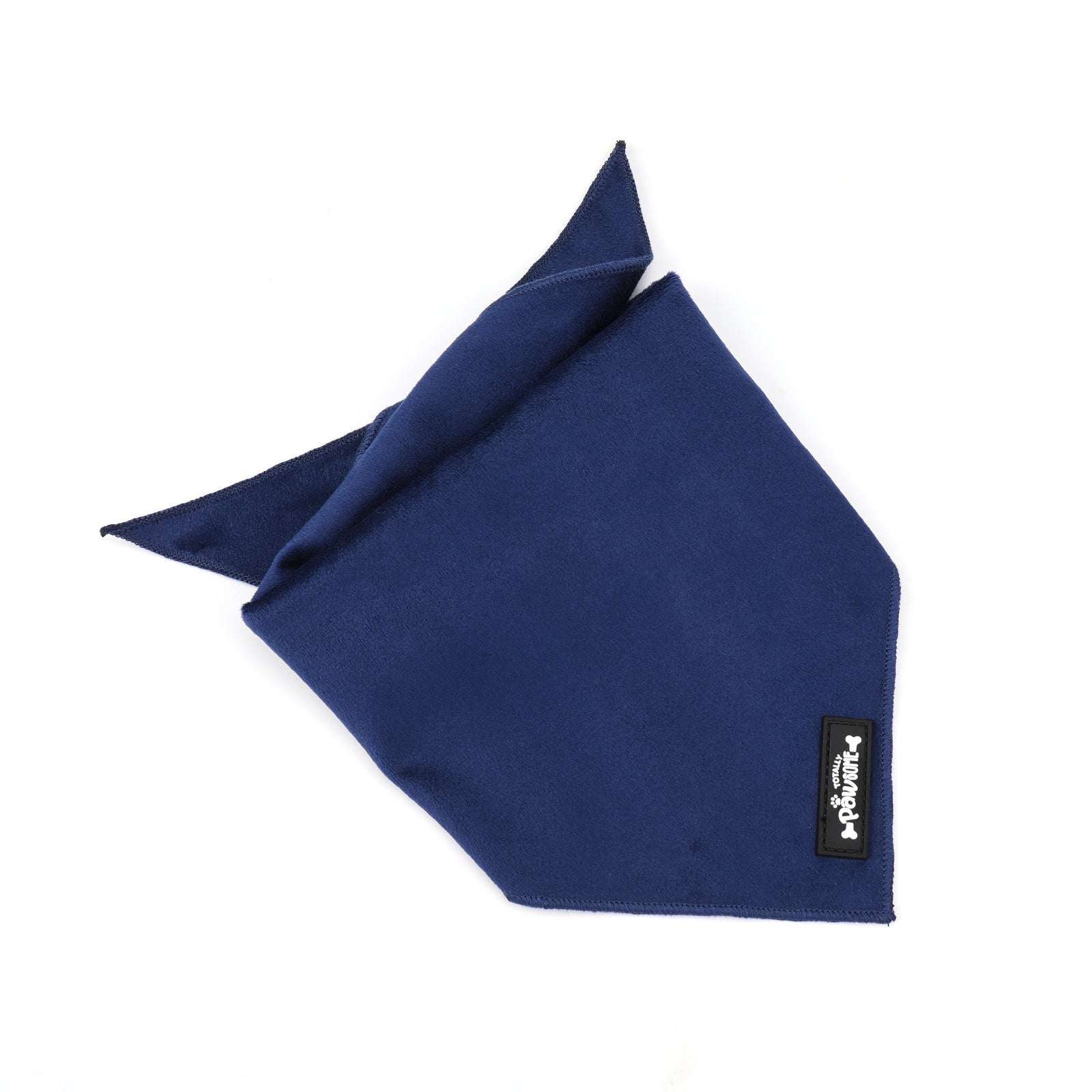 Navy Velvet Bandana