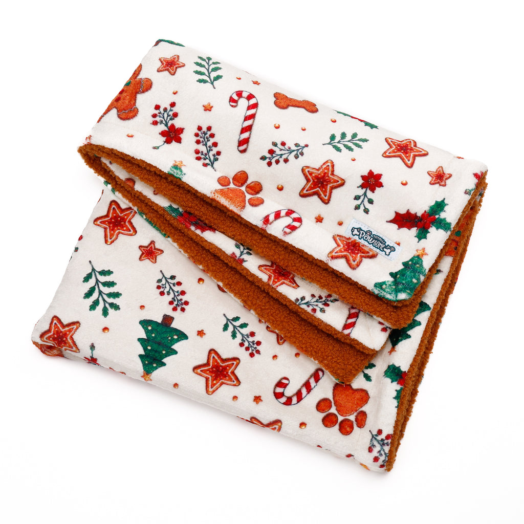 Gingerpaws Christmas Blanket