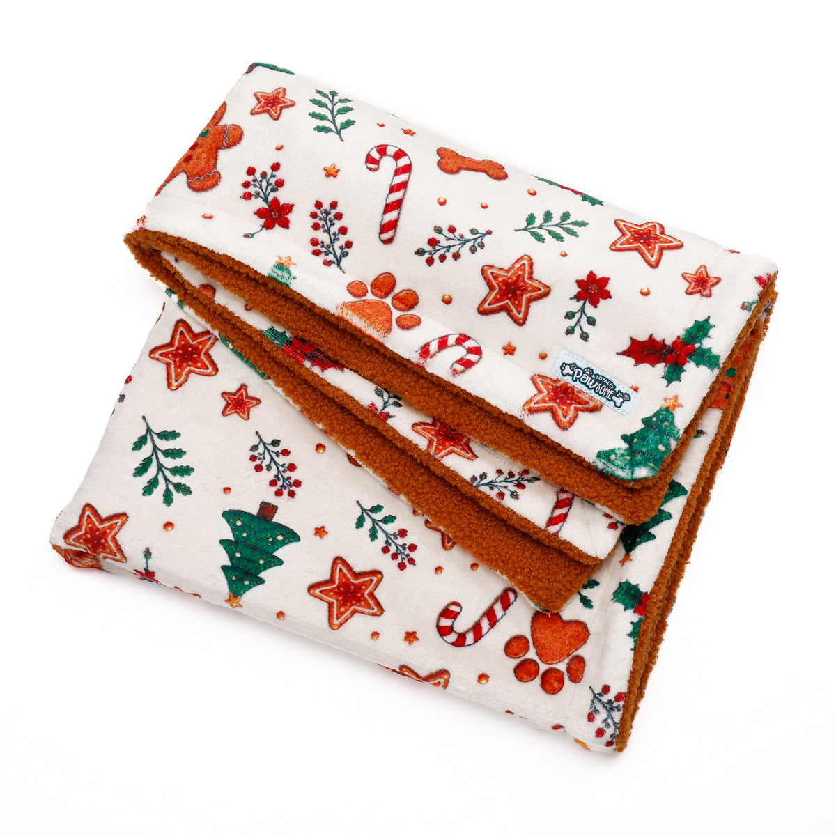 Gingerpaws Christmas Blanket