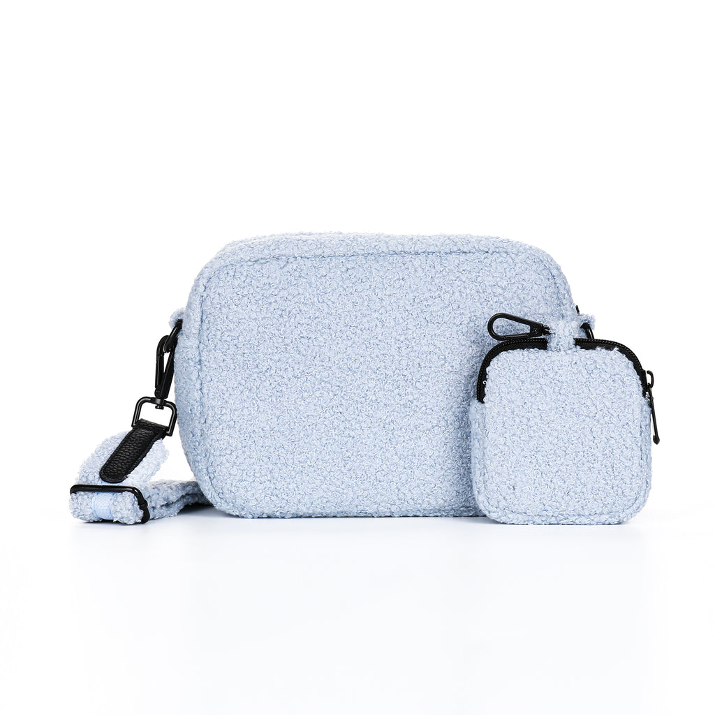 Bubblegum Blue Teddy Dog Walking Bag inc Treat Pouch & Teddy Strap