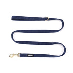 Navy Velvet - 4 Piece Bundle - Dog Harness, Collar, Lead & Poop Bag Holder