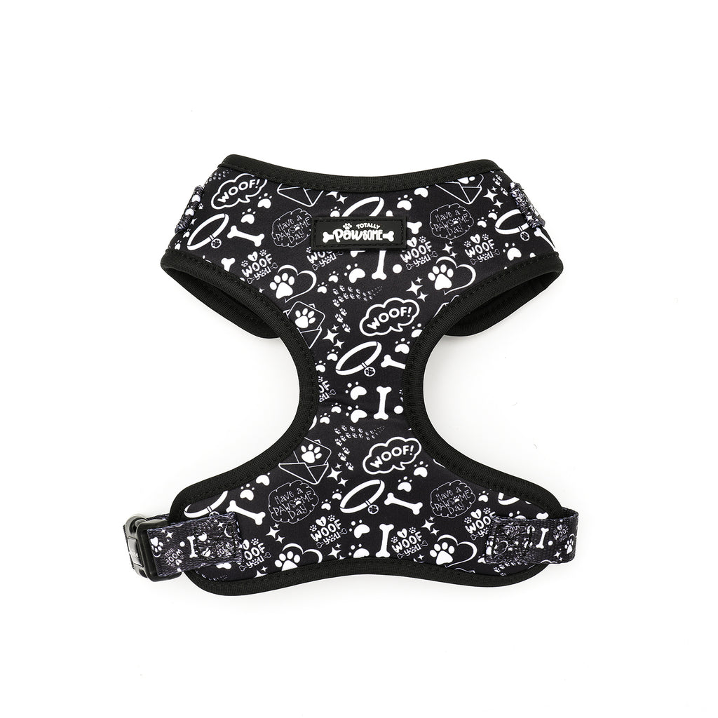 Midnight Paws - TP Adventures - 4 piece Bundle - Dog Harness, Collar, Lead & Poop Bag Holder