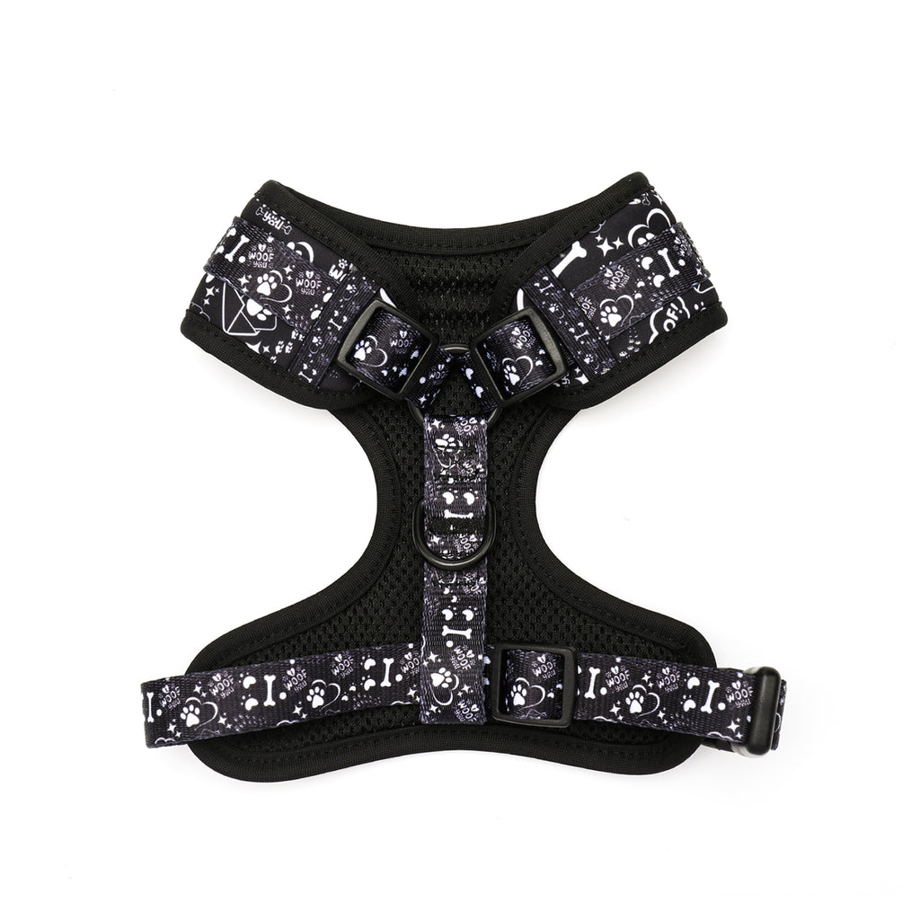 Midnight Paws - TP Adventures - 4 piece Bundle - Dog Harness, Collar, Lead & Poop Bag Holder