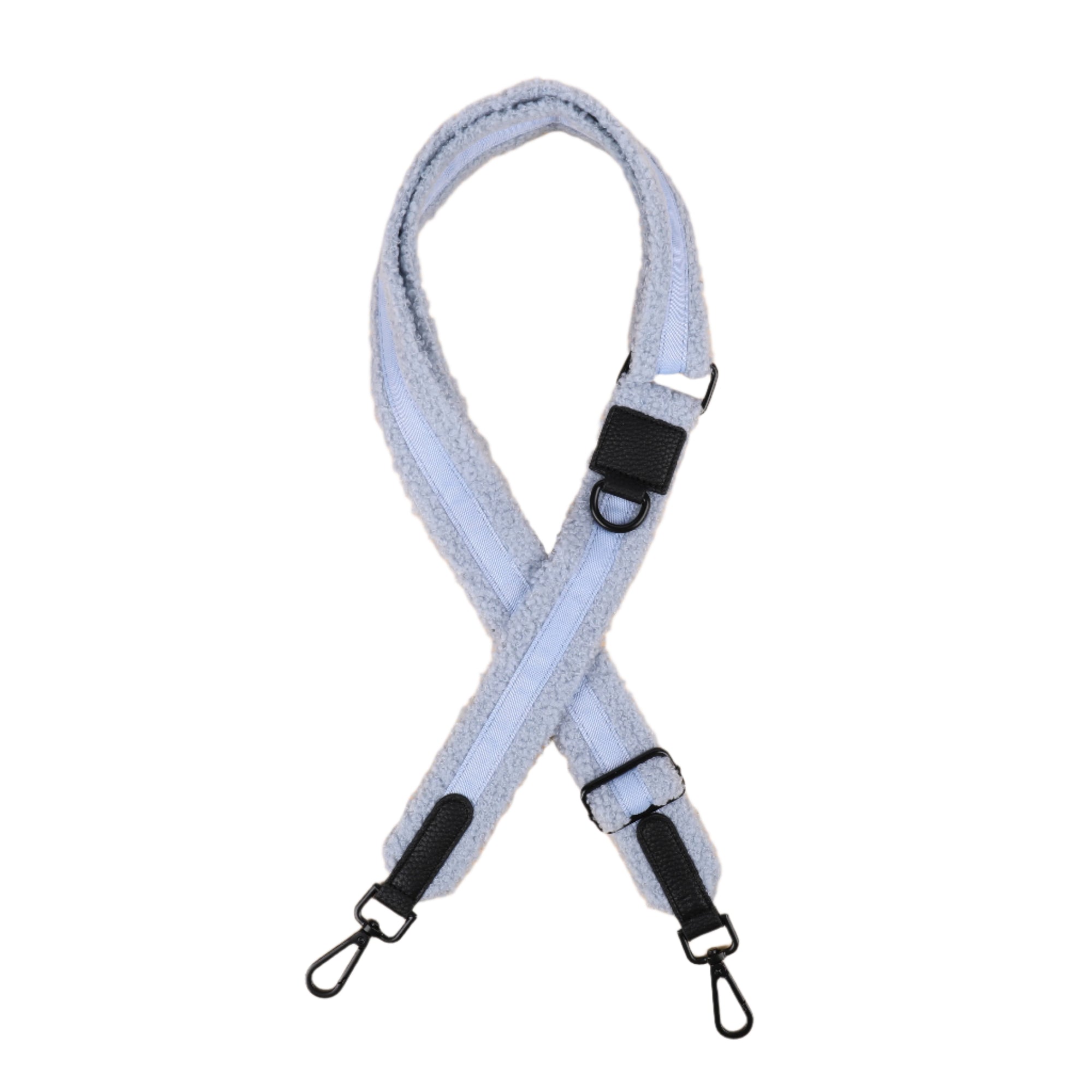 Walking Bag Straps - Bubblegum Blue Teddy