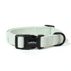 Green Tweed Dog Collar