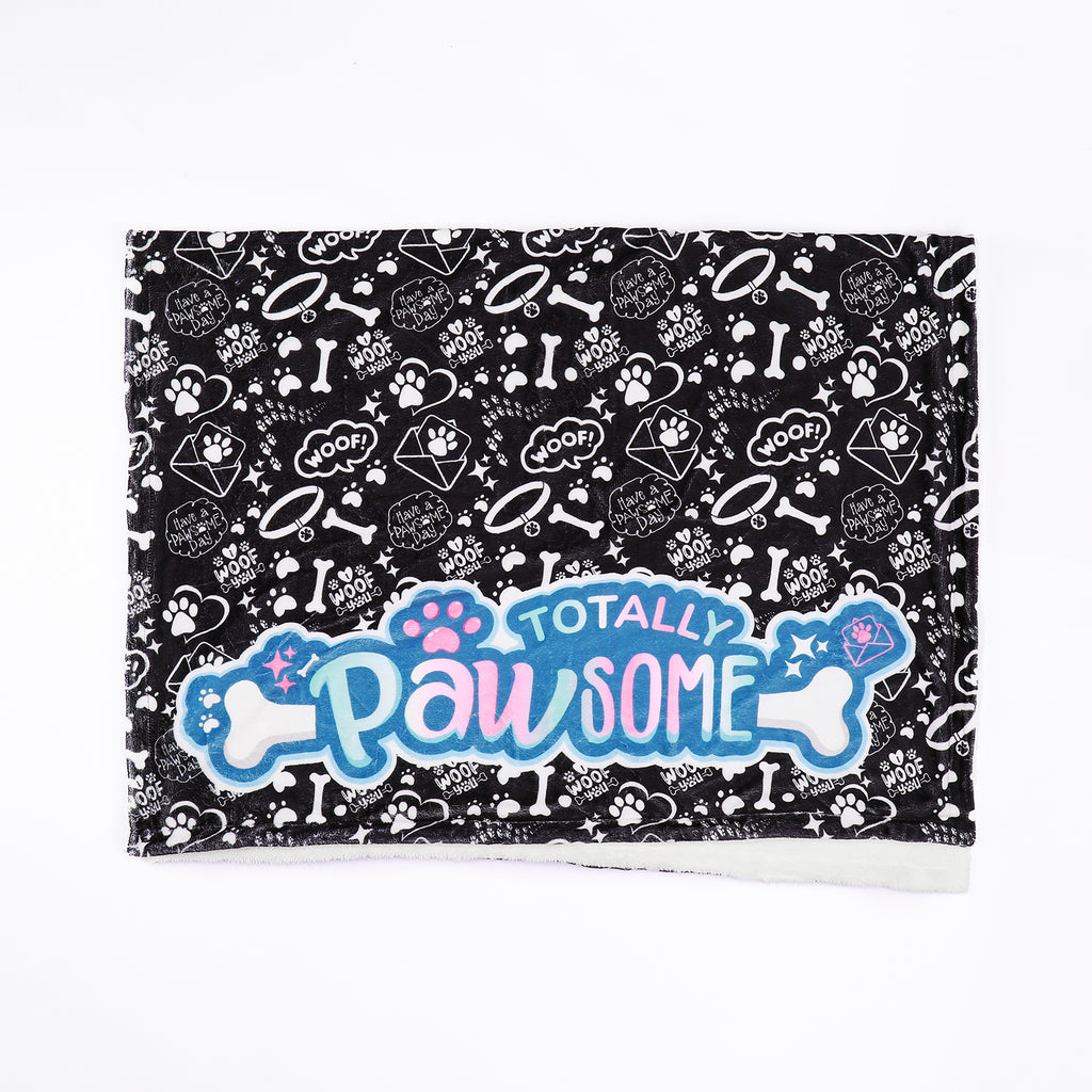 Midnight Paws - Totally Pawsome Fleece Blanket