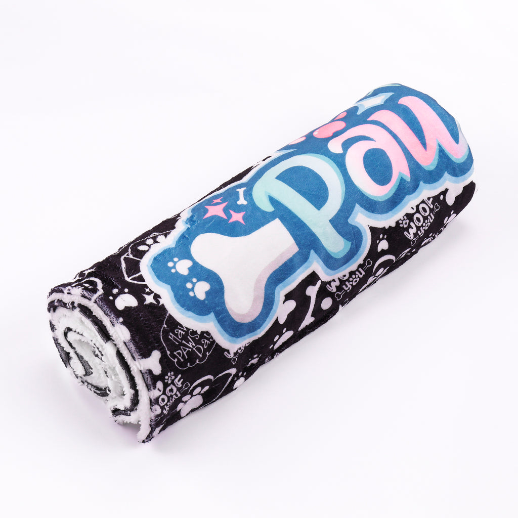 Midnight Paws - Totally Pawsome Fleece Blanket