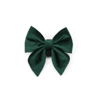 Green Velvet Sailor Bow Tie
