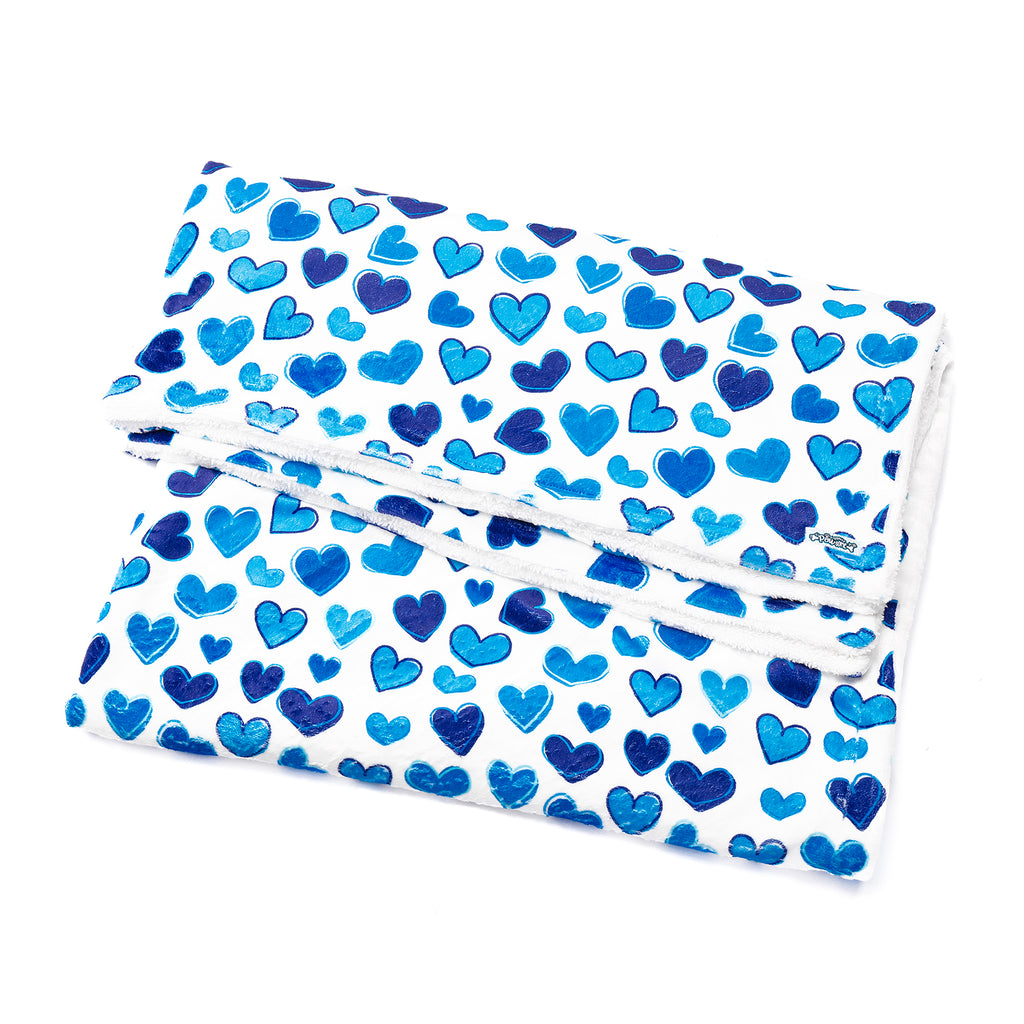 Blue-tiful Love Fleece Blanket