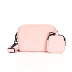 Marshmallow Pink Teddy Dog Walking Bag inc Treat Pouch & Teddy Strap
