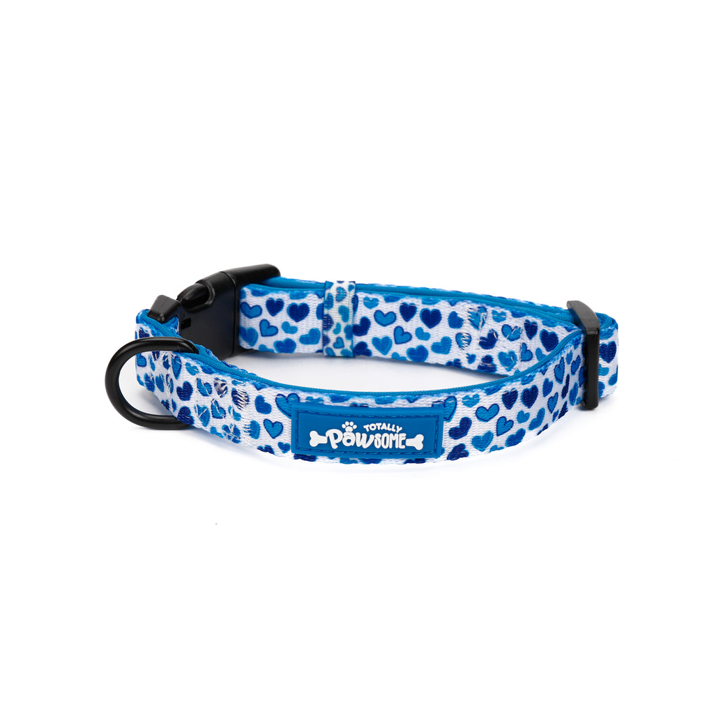 Blue-tiful Love Dog Collar