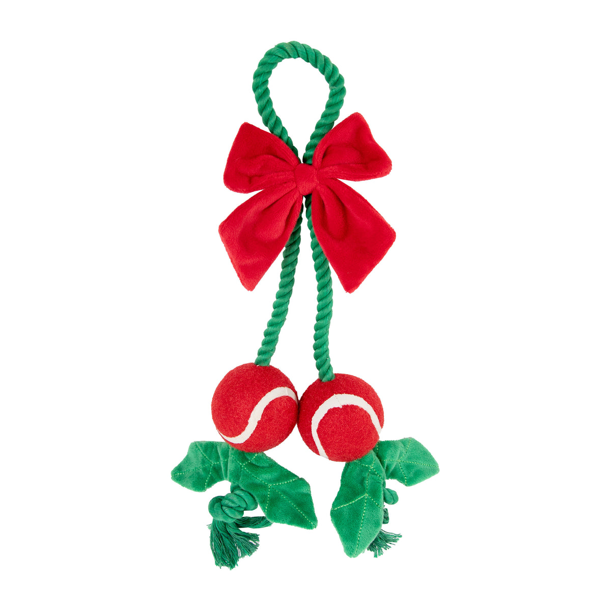 Rosewood Christmas Holly Jolly Rope Dog Toy