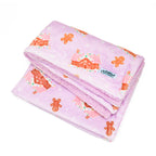 Christmas Gingerbread Fleece Blanket