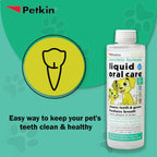 Petkin Liquid Oral Care 8oz - For Dogs & Cats