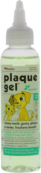 Petkin Plaque Gel Care 4oz - For Dogs & Cats