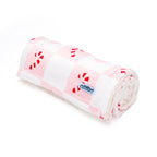 Candy Cane Cuddles Christmas Blanket