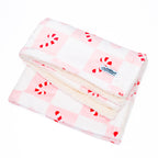 Candy Cane Cuddles Christmas Blanket