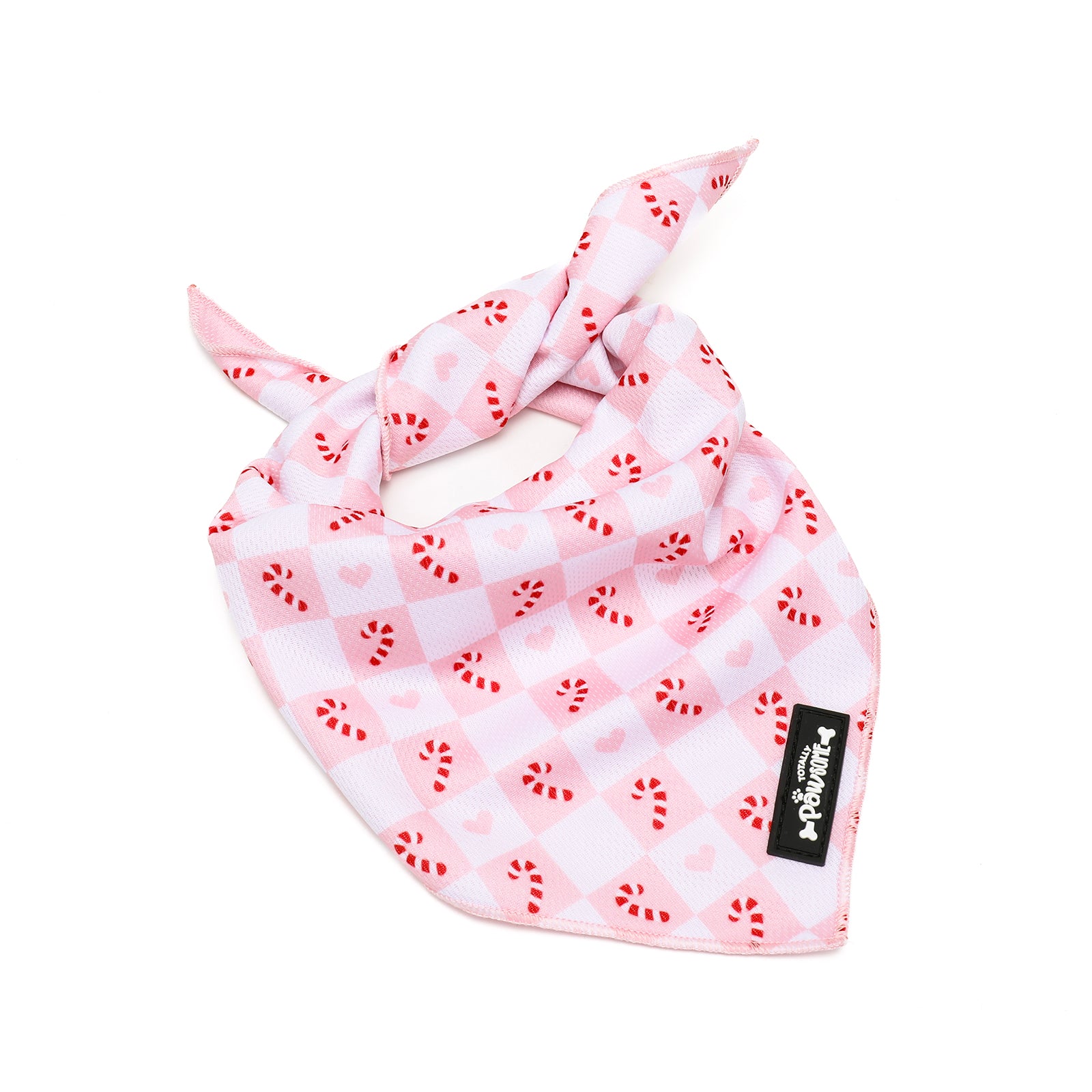 Candy Cane Cuddles Christmas Bandana