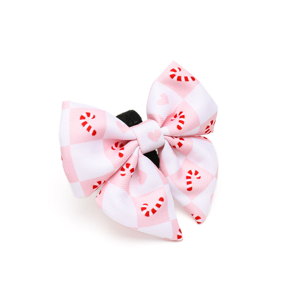 Candy Cane Cuddles Christmas Sailor Bow Tie