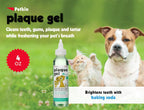 Petkin Plaque Gel Care 4oz - For Dogs & Cats