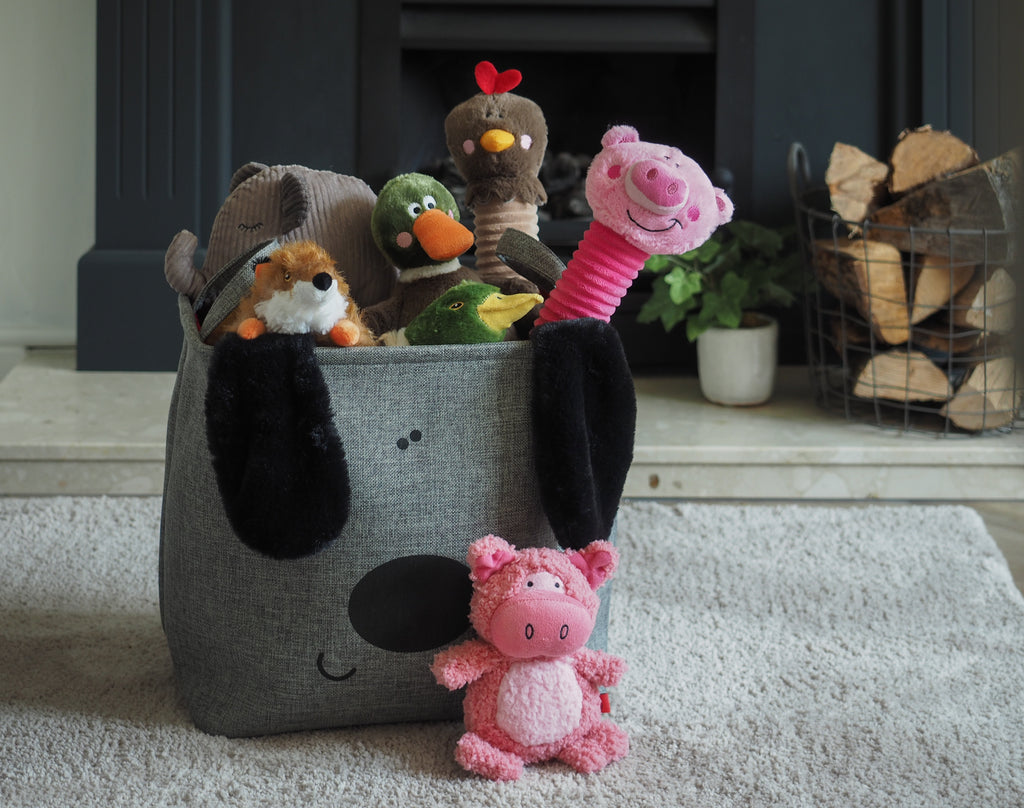 Zoon Dog Toy Basket - Poochie