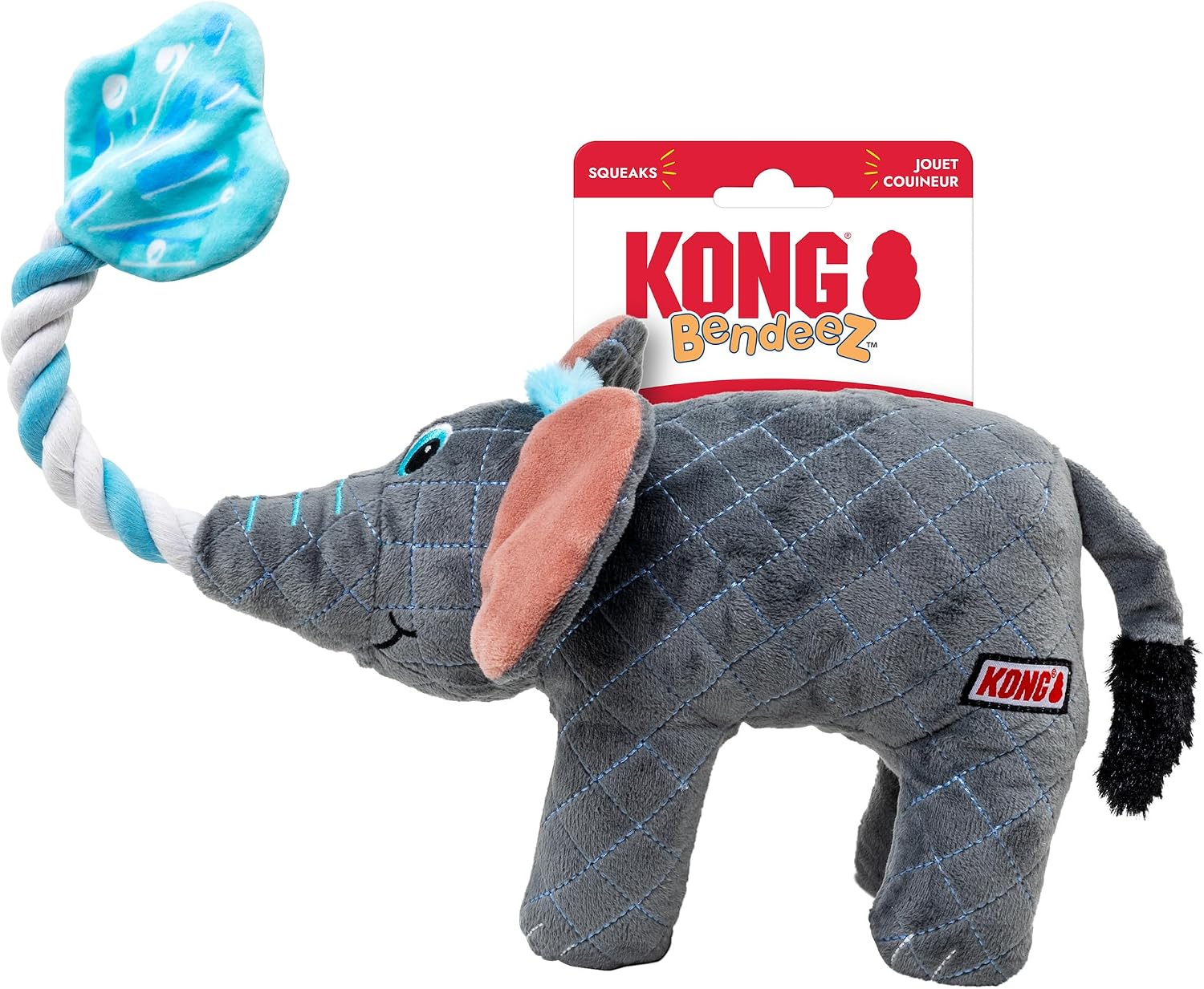 KONG Bendeez Elephant Dog Toy
