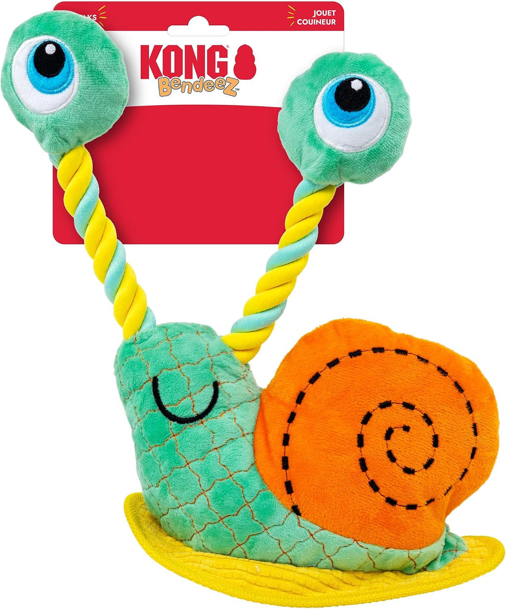 KONG Bendeez Snail Dog Toy