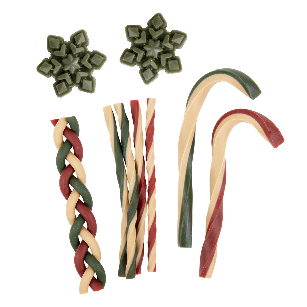 Rosewood Christmas Rawhide Free Gift Box Dog Treats