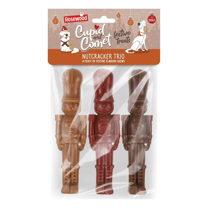 Rosewood Christmas Nutcracker Trio Dog Treats