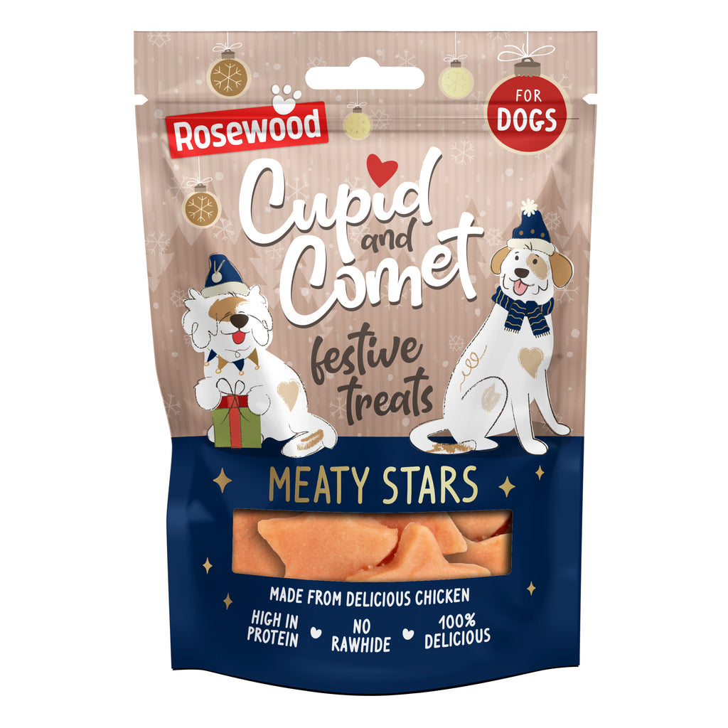 Rosewood Christmas Meaty Stars Dog Treats