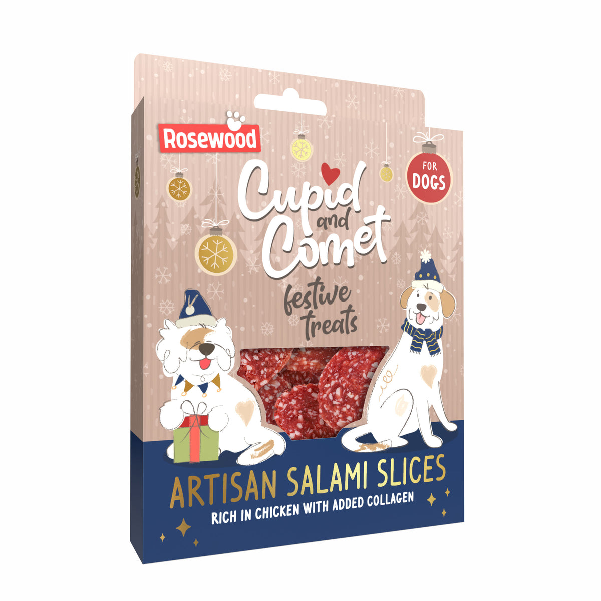 Rosewood Christmas Artisan Salami Slices Dog Treats