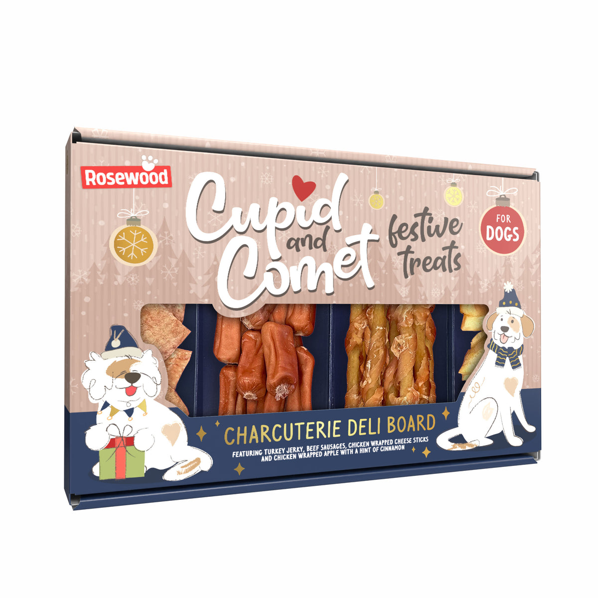 Rosewood Christmas Deli Board Dog Treats