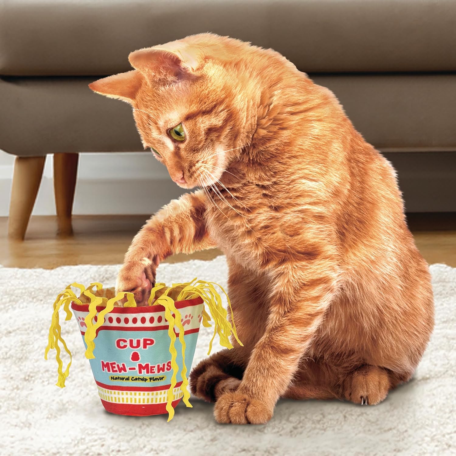 KONG Cracklez Noodles Cat Toy