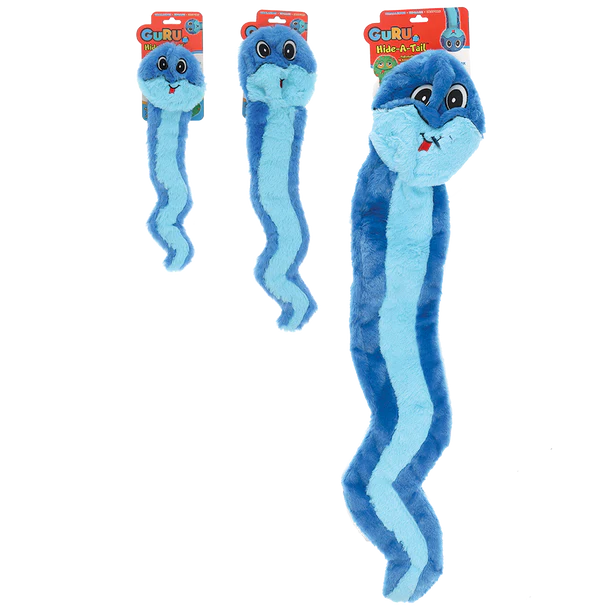 Guru Hideatail Snake Dog Plush Toy for Dogs & Puppies