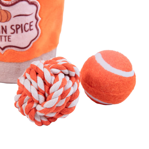 Halloween Pumpkin Snuffle Cup Dog Toy
