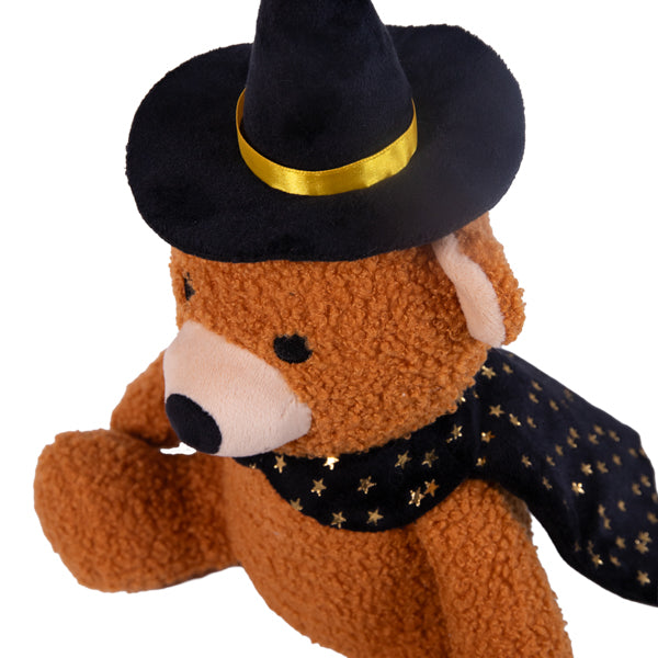 Halloween Wilber Wizard Teddy Bear Dog Toy