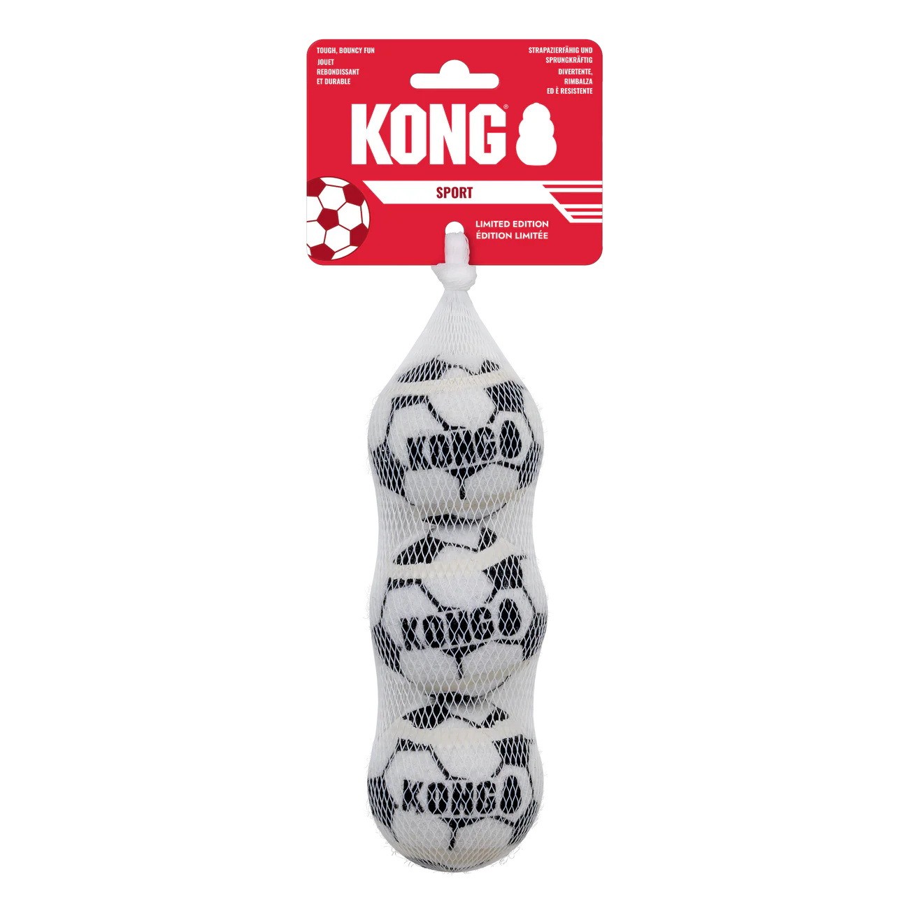 KONG WORLD CUP Wild Knots Bear & Soccer Balls