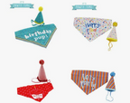BIrthday hat and bandana for dogs