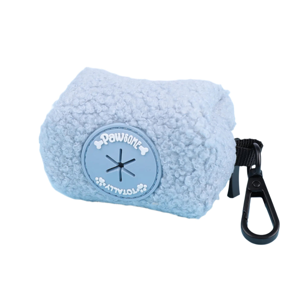 Blue Teddy poo bag holder for puppies