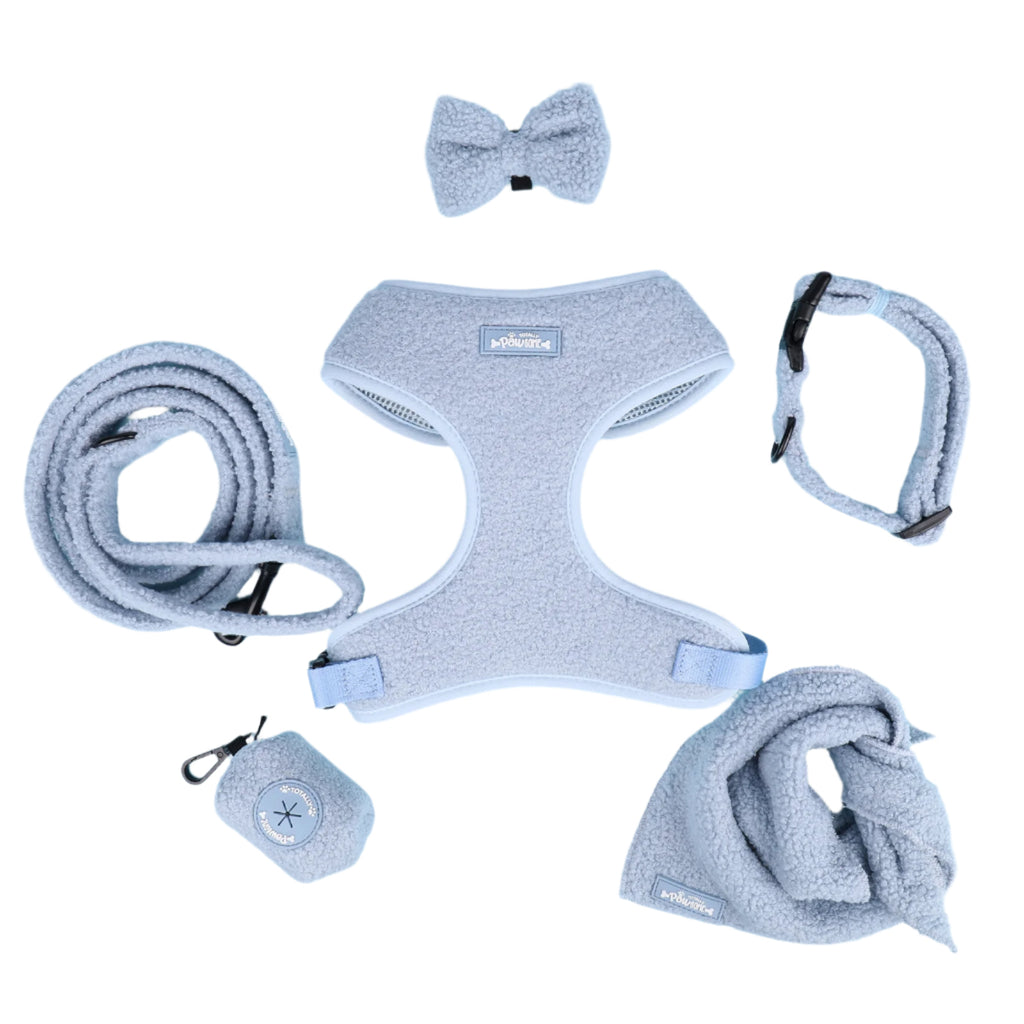 Bubblegum Blue Teddy Harness Bundle - Totally Pawsome