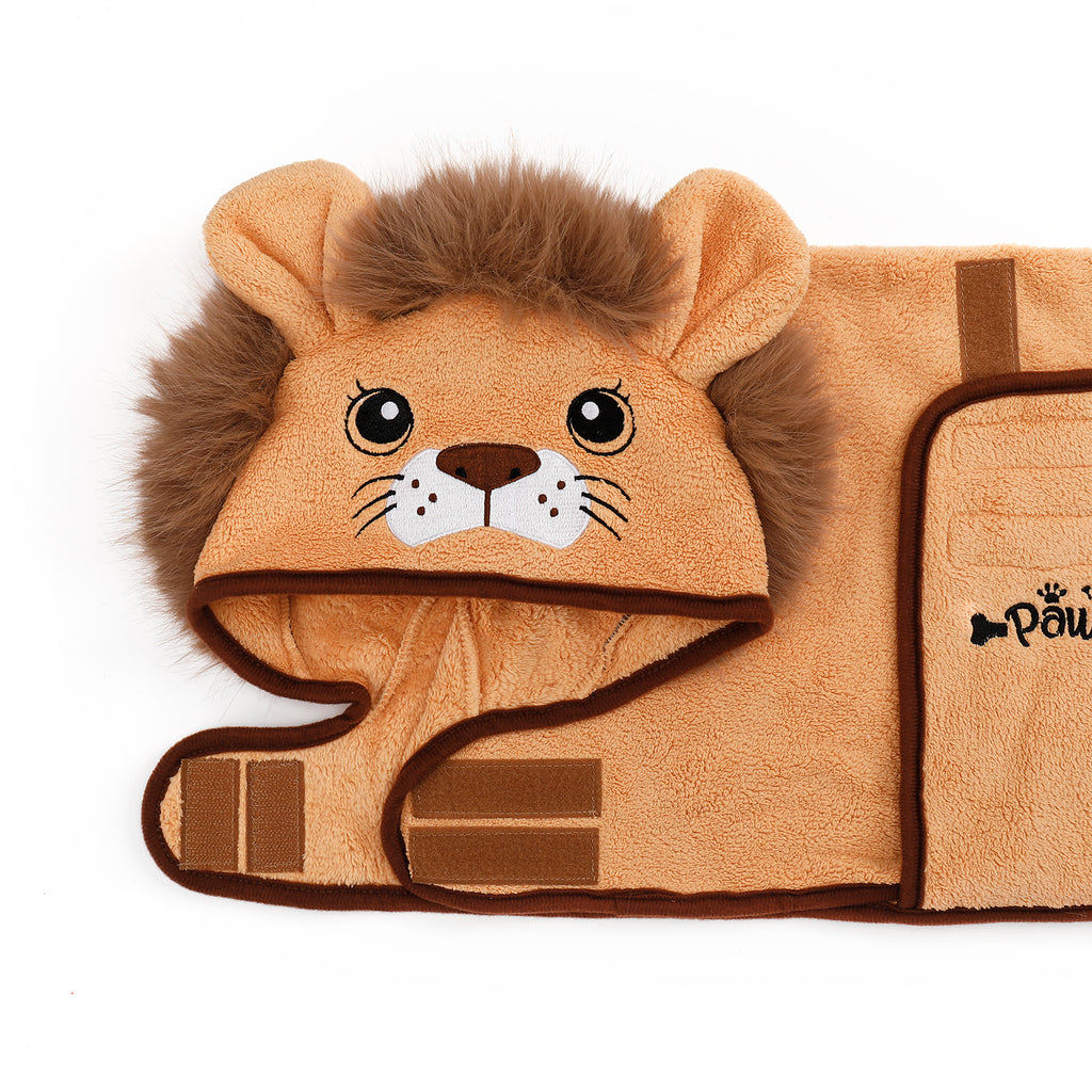 Lion Drying Robe