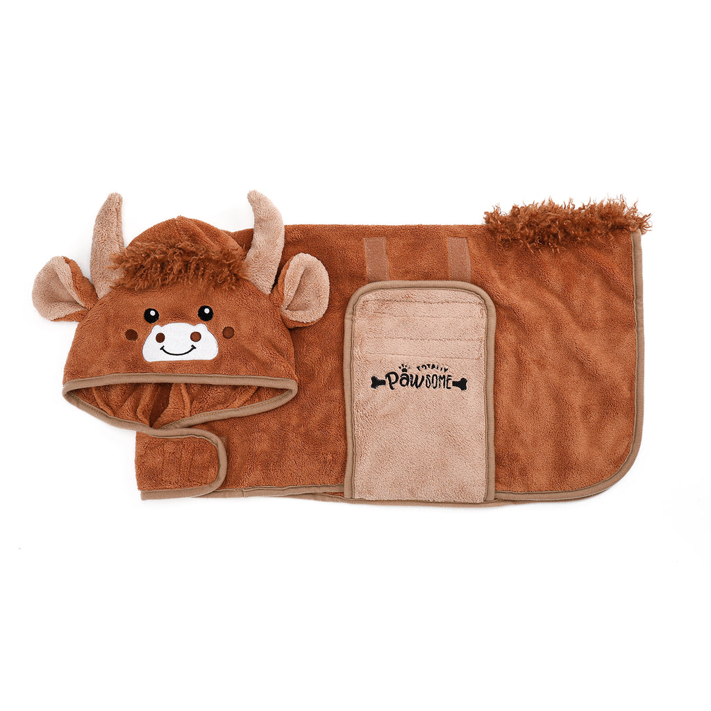 Highland Cow Drying Robe