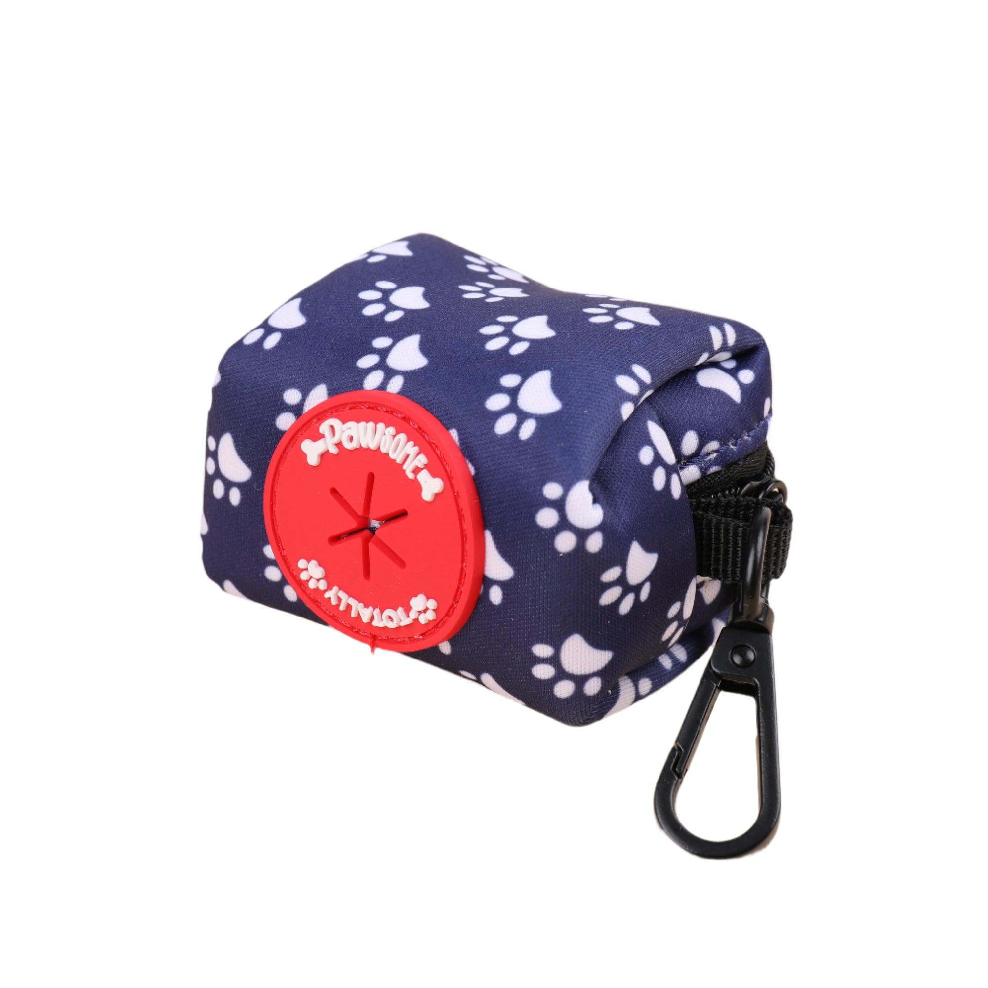 Classy Navy Paws dog Poop Bag Holder