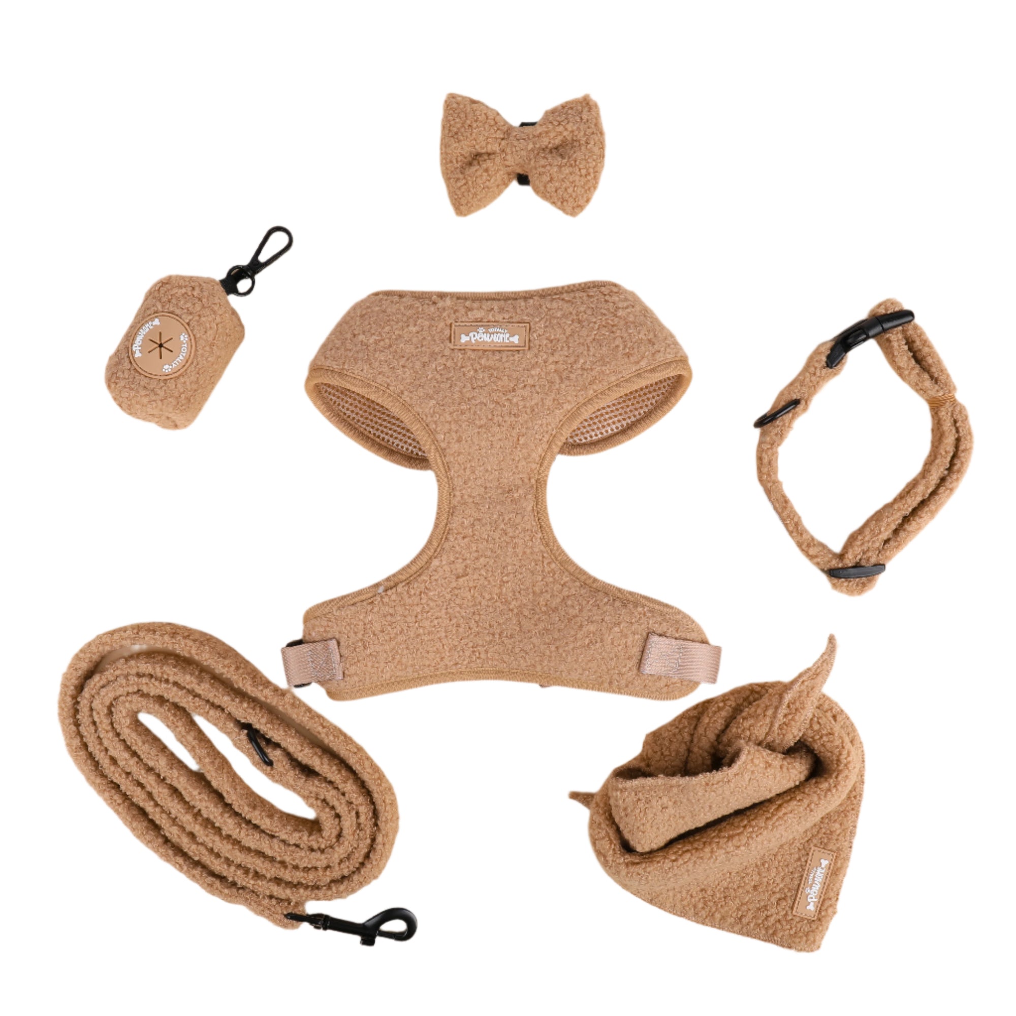Cookie Brown Teddy Harness Bundle - Totally Pawsome