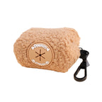 Cookie Brown Teddy Poop Bag Holder - Totally Pawsome