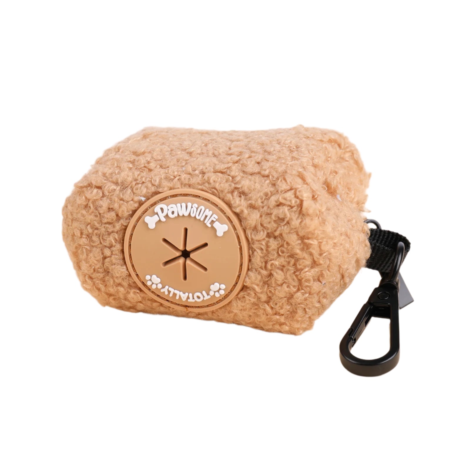Cookie Brown Teddy Poop Bag Holder - Totally Pawsome